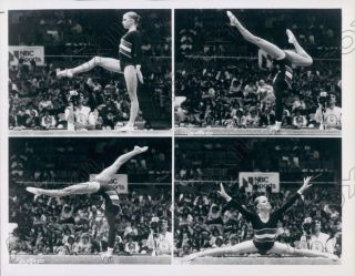 1978 Us Olympic Womens Artistic Gymnast Kathy Johnson Press Photo