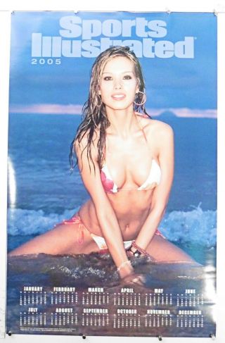 Petra Nemcova 2005 Sports Illustrated Swimsuit Calendar 22.  25 " X 34 " Nos (b590)