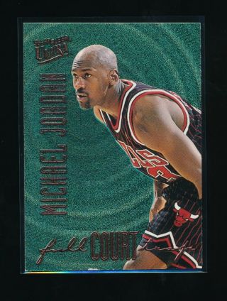 Michael Jordan 1996 - 97 Fleer Ultra Full Court Trap 1 Chicago Bulls