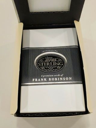 2008 Topps Sterling Hof Frank Robinson Gu 9/10 W/box,  3 Cards,  Mp Card