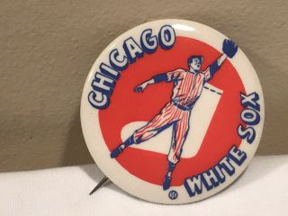 1960’s Large Chicago White Sox Pinvack Button