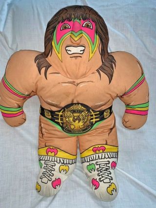 Tonka Toy Ultimate Warrior Wwe Wwf Tonka Wrestling Buddy 1990 Pillow Plush Doll
