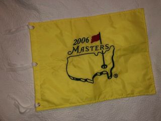 2006 Masters Golf Pin Flag Augusta National Phil Mickelson