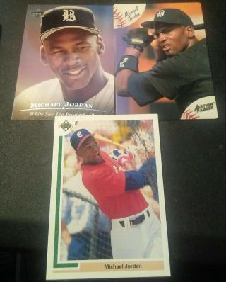1991 Upper Deck Michael Jordan Baseball Rookie Card,  Bonus $$$