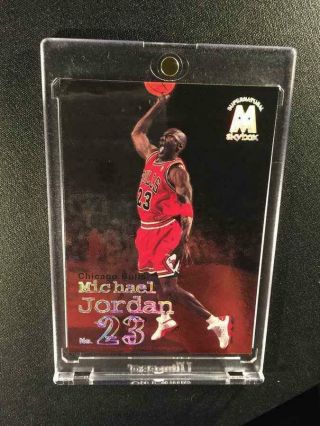 Michael Jordan 1998 Skybox Molten Metal 141 Supernatural Foil Card Bulls Nba Mj
