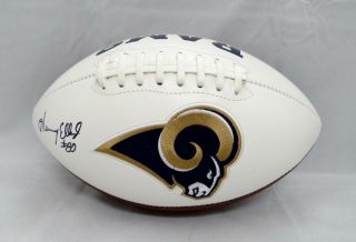 Henry Ellard Autographed Los Angeles Rams Logo Football - Jsa Witnessed Auth
