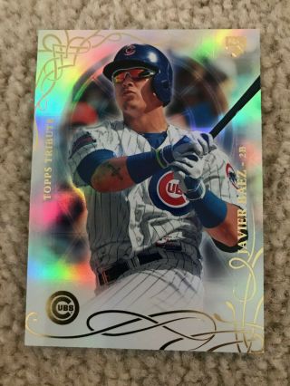 2015 Topps Tribute 8 Javier Baez Chicago Cubs Rc Rookie Baseball Card Nm