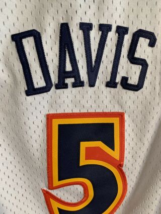 Authentic Golden State Warriors Adidas Womens Basketball Jersey L Baron Davis A2 6