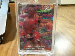 Michael Jordan 1995 - 96 Flair " Hot Numbers " 4