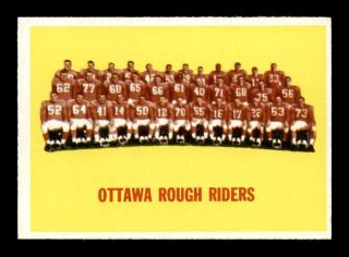 1964 Topps Cfl 58 Ottawa Rough Riders Exmt,  X1721446