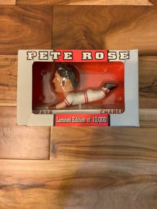 Pete Rose Charlie Hustle Nodder /bobbing Head/bobbin Head Made By Bobble Dreams