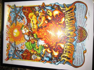 Dead And Company 2018 Summer Tour Poster Artist Numbered Great Shape No Frame