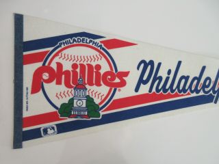 Philadelphia Phillies 1989 Pennant Trench Manufacturing
