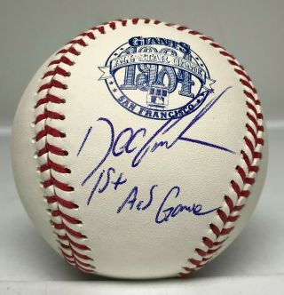 Doc Gooden Signed 1984 All Star Game Baseball Auto " 1st As Game " Jsa Mets