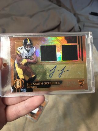 2017 Gold Standard Football Juju Smith - Schuster Patch Auto 23/49 2 Color