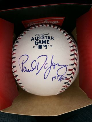 Paul Dejong Signed 2019 All Star Game Baseball St.  Louis Cardinals 1st Asg Auto