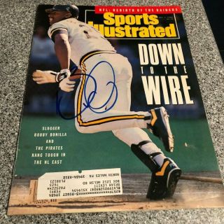 Bobby Bonilla Signed Sports Illustrated Oct.  1990 Pittsburgh Pirates Autograph