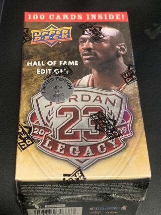 Michael Jordan 2009 Upper Deck Hall Of Fame Limited Edition & Ticket.