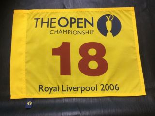 Tiger Woods Wins 2006 The Open Championship Royal Liverpool Unsigned