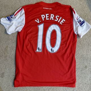 Van Persie 10 Arsenal London 2011 - 12 Home Soccer Jersey Football Shirt Medium