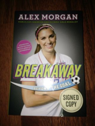 Signed Autographed Alex Morgan Hardback Book Team Usa Soccer Uswnst World Cup
