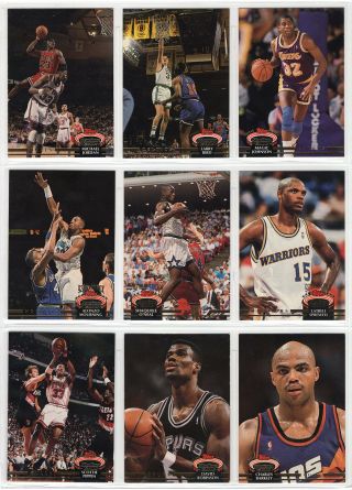 1992 - 93 Topps Stadium Club Complete Set / 400 Cards / Shaquille O 