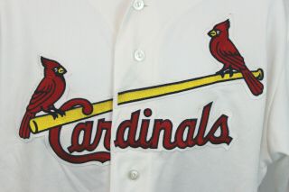 Majestic Mens Large St.  Louis Cardinals Albert Pujols MLB Baseball Jersey Sewn 4