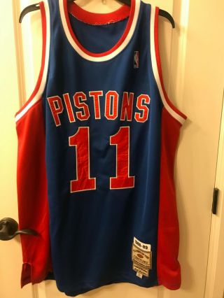 Isiah Thomas 1988 - 89 Detroit Pistons Players Of The Century Jersey Size 52 Xl