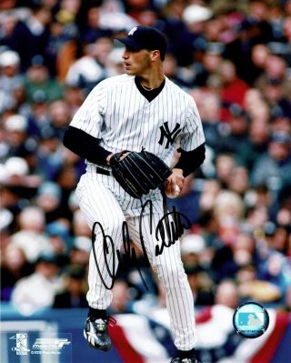 Ny Yankees Andy Pettitte 8 X 10 Autographed Color Photo - Bold Signature W/coa