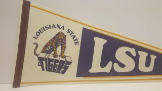 Louisiana State Tigers Pennant Vintage 1980s 1990s LSU Football 2