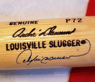 Andre Dawson Signed Game Model P72 Bat Chicago Cubs Montreal Expos