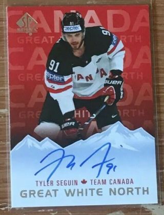 2018 - 19 Sp Authentic Tyler Seguin Great White North Auto Card
