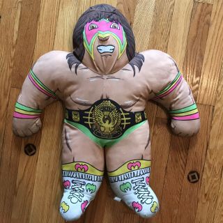 Ultimate Warrior Wwe Wwf Tonka Wrestling Buddy 1990 Pillow Plush