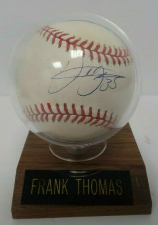 Frank Thomas White Sox Autographed Rawlings Official Al Ball Ro - A 040319dbr