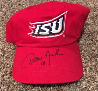 Dave Archer/iowa State/falcons - Autographed/signed - Hat