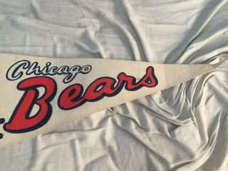 1970s Chicago Bears Full Size Pennant Flag 3