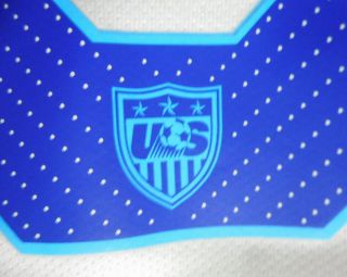 Nike Dri - Fit 2014 Team USA 10 Landon Donovan Men ' s White Soccer Jersey Size L 7
