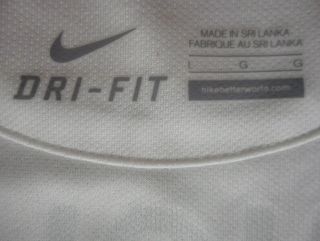 Nike Dri - Fit 2014 Team USA 10 Landon Donovan Men ' s White Soccer Jersey Size L 8