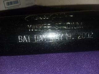 Black Louisville Slugger Derek Jeter Bat Yankees Stadium May 19 2002 Bat 8