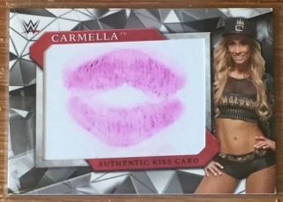 2017 Topps Wwe Carmella Kiss Card ’d 11/99