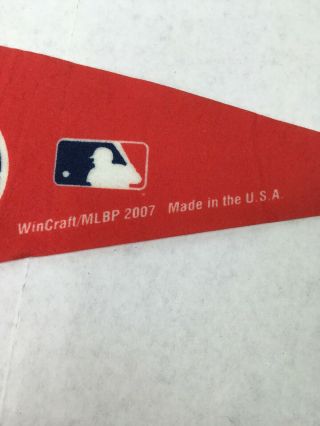 BOSTON WINCRAFT MLB RED SOX 2007 WORLD SERIES CHAMPIONS PENNANT FELT FLAG 5