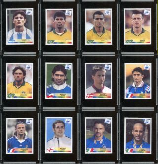 Panini Fifa World Cup 1998 France 98 Complete Unpublished Update Set Reprint