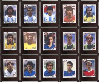 Panini Fifa World Cup 1986 Mexico 86 Complete Unpublished Update Set Reprint