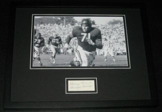 George Connor Signed Framed 11x14 Photo Display Bears