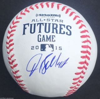 Josh Bell Signed 2015 Futures Game Omlb Baseball Pittsburgh Pirates J5