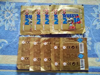 Fifa World Cup 2018 Russia Tekma Croatian 10 Packs Packets Bustine Tute Sobres
