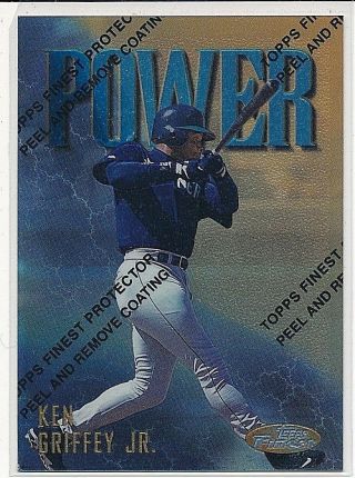 1997 Topps Finest Ken Griffey Jr Sp Gold Power 342 Mariner 