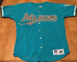 Florida Marlins Authentic Game Jersey From Inaugural Season Size 44