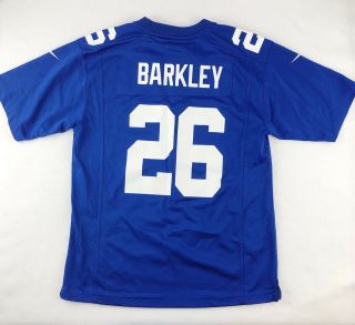 Saquon Barkley 26 York Giants Nike Jersey Size Youth L (14/16) Nfl Roy