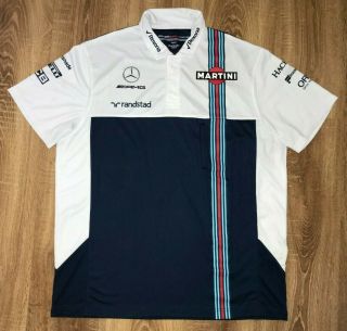 Williams Martini Racing Hackett Mens Polo Shirt Size Xl